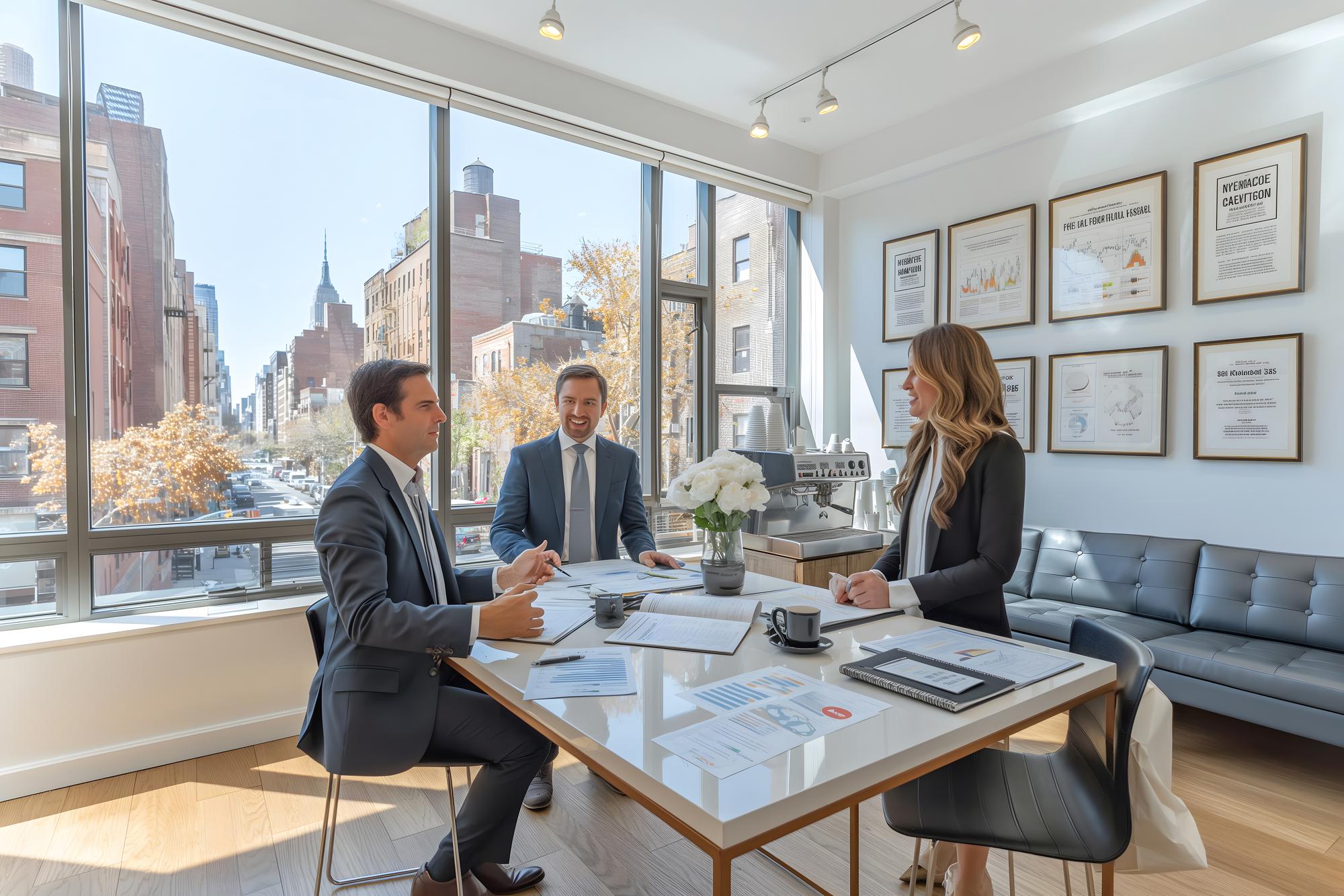 agent imobiliar discutand cu client